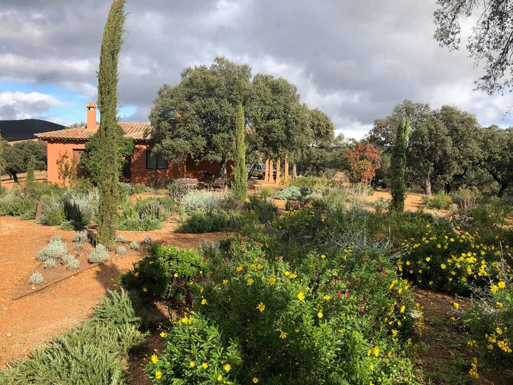 jardines en casa de campo finca ciudad real