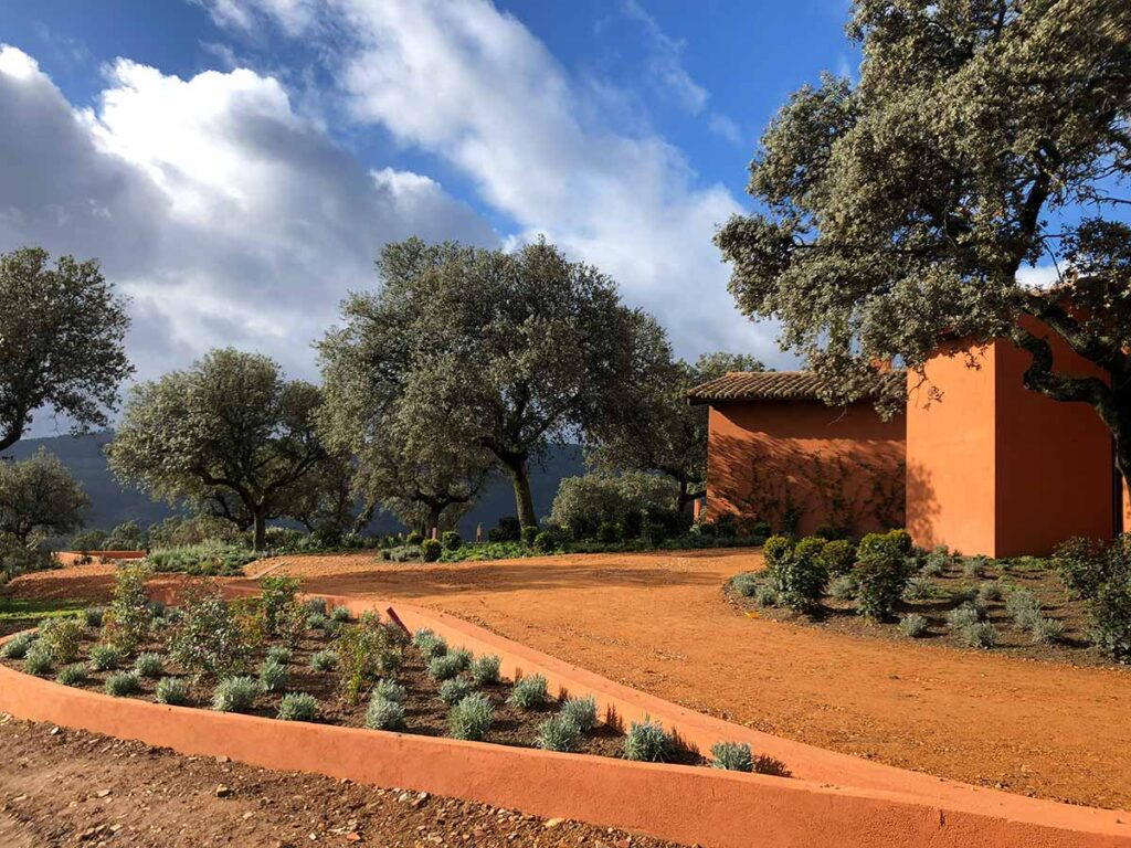 jardines en casa de campo finca ciudad real